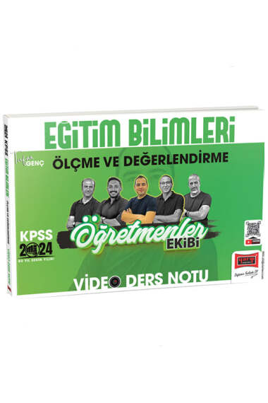 Yargı Yayınları 2024 KPSS Eğitim Bilimleri Ölçme ve Değerlendirme Öğretmenler Ekibi Video Ders Notları - 1