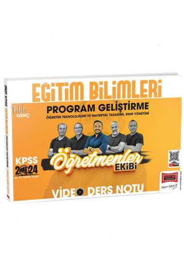 Yargı Yayınları 2024 KPSS Eğitim Bilimleri Program Geliştirme Öğretmenler Ekibi Video Ders Notları - 1