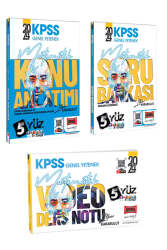 Yargı Yayınları 2024 KPSS Genel Yetenek 5Yüz Matematik Konu-Soru-Video Ders Notları Seti - Yargı Yayınları