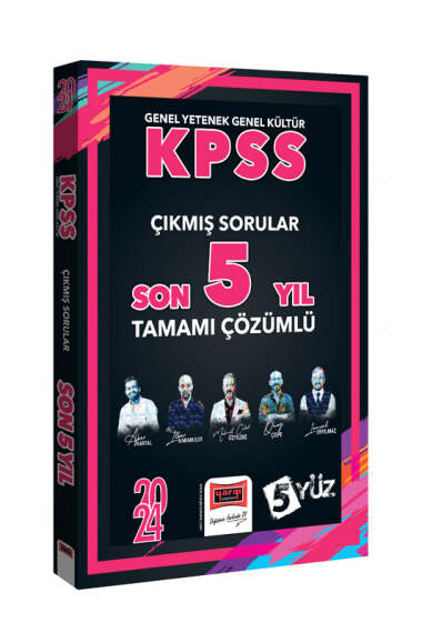 Yargı Yayınları 2024 KPSS 5Yüz GK-GY Tüm Dersler Son 5 Yıl Tamamı Çözümlü Çıkmış Sorular - 1