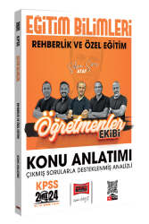 Yargı Yayınları 2024 KPSS Eğitim Bilimleri Öğretmenler Ekibi Rehberlik ve Özel Eğitim Konu Anlatımı - Yargı Yayınları