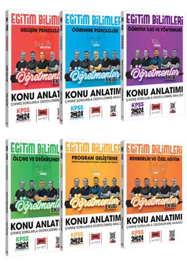 Yargı Yayınları 2024 KPSS Eğitim Bilimleri Öğretmenler Ekibi Konu Anlatımlı Kazandıran Full Set (6 Kitap) - 1