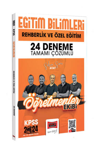 Yargı Yayınları 2024 KPSS Eğitim Bilimleri Öğretmenler Ekibi Rehberlik ve Özel Eğitim Psikolojisi Tamamı Çözümlü 24 Deneme - 1