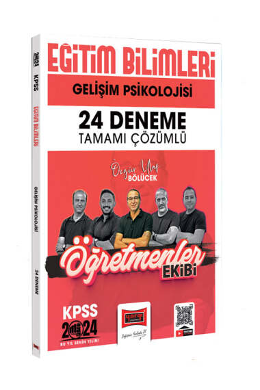 Yargı Yayınları 2024 KPSS Eğitim Bilimleri Öğretmenler Ekibi Gelişim Psikolojisi Tamamı Çözümlü 24 Deneme - 1