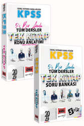 Yargı Yayınları 2024 KPSS Lisans 5Yüz Ekibi GK-GY Tüm Dersler Konu ve Soru Bankası Seti - Yargı Yayınları