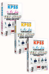 Yargı Yayınları 2024 KPSS Lisans 5Yüz Ekibi GK-GY Tüm Dersler Konu - Soru ve Yaprak Test Seti - Yargı Yayınları