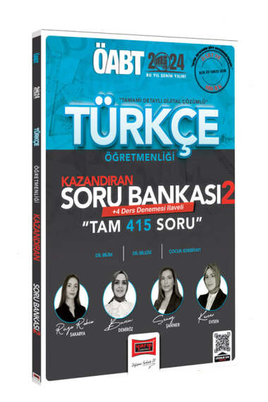 Yargı Yayınları 2024 ÖABT Türkçe Öğretmenliği Kazandıran Soru Bankası 2 - 1
