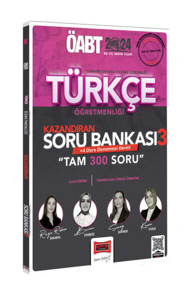 Yargı Yayınları 2024 ÖABT Türkçe Öğretmenliği Kazandıran Soru Bankası 3 - 1
