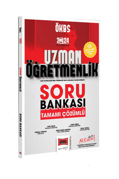 Yargı Yayınları 2024 Uzman Öğretmenlik Soru Bankası - 1