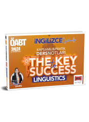 Yargı Yayınları 2024 ÖABT İngilizce Öğretmenliği The Key To Success Linguistics Kapsamlı Pratik Ders Notları - Yargı Yayınları