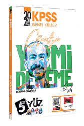 Yargı Yayınları 2024 KPSS 5Yüz Ekibi Coğrafya Tamamı Çözümlü 20 Deneme - Yargı Yayınları