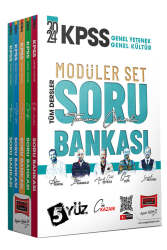 Yargı Yayınları 2024 KPSS 5Yüz Ekibi GK-GY Tüm Dersler Tamamı Çözümlü Soru Bankası Modüler Set - Yargı Yayınları