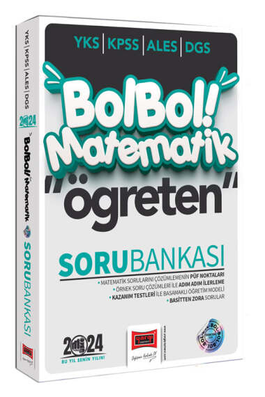 Yargı Yayınları 2024 KPSS ALES DGS YKS Bol Bol Öğreten Adım Adım Matematik Soru Bankası - 1