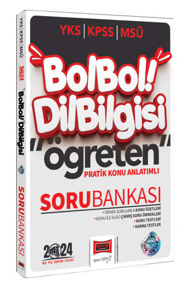 Yargı Yayınları 2024 KPSS MSÜ YKS Bol Bol Öğreten Dil Bilgisi Pratik Konu Anlatımlı Soru Bankası - 1