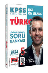Yargı Yayınları 2024 KPSS Lise Ön Lisans 5Yüz Ekibi Türkçe Tamamı Çözümlü Soru Bankası - Yargı Yayınları