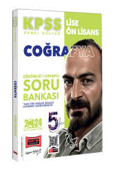 Yargı Yayınları 2024 KPSS Lise Ön Lisans 5Yüz Coğrafya Tamamı Çözümlü Soru Bankası - Yargı Yayınları