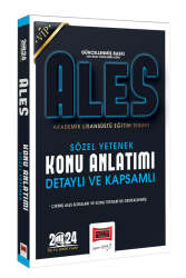 Yargı Yayınları 2024 ALES Vip (Sözel Yetenek) Detaylı ve Kapsamlı Konu Anlatım - Yargı Yayınları