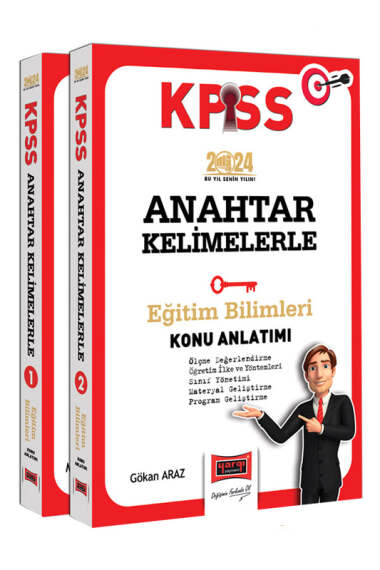 Yargı Yayınları 2024 KPSS Eğitim Bilimleri Anahtar Kelimelerle Konu Anlatımı (2 Kitap) - 1