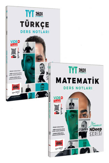 Yargı Yayınları 2024 NDeep Serisi TYT Matematik ve TYT Türkçe Video Ders Notları Seti - 1
