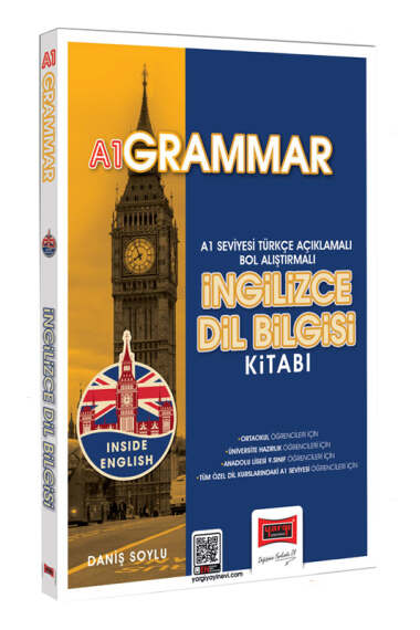 Yargı Yayınları 2024 Inside English A1 Grammar İngilizce Dil Bilgisi Kitabı - 1