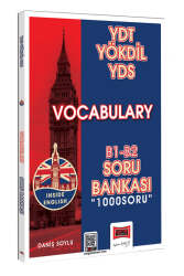 Yargı Yayınları 2024 YDT YÖKDİL YDS Vocabulary (Kelime) B1-B2 Soru Bankası (1000 Soru) - Yargı Yayınları