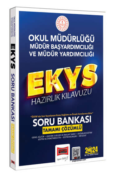 Yargı Yayınları 2024 EKYS Okul Müdürlüğü - Müdür Başyardımcılığı ve Müdür Yardımcılığı Tamamı Çözümlü Soru Bankası - 1