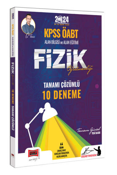 Yargı Yayınları 2024 KPSS ÖABT Fizik Öğretmenliği Tamamı Çözümlü 10 Deneme - 1