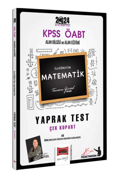 Yargı Yayınları 2024 ÖABT İlköğretim Matematik Öğretmenliği Yaprak Test - 1