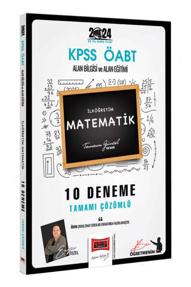 Yargı Yayınları 2024 ÖABT İlköğretim Matematik Öğretmenliği 10 Deneme - 1