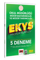Yargı Yayınları 2024 EKYS Okul Müdürlüğü - Müdür Başyardımcılığı ve Müdür Yardımcılığı Tamamı Çözümlü 5 Deneme - Yargı Yayınları