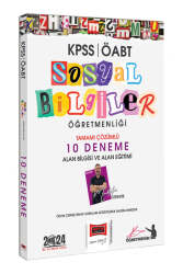 Yargı Yayınları 2024 ÖABT Sosyal Bilgiler Öğretmenliği Tamamı Çözümlü 10 Deneme Sınavı - Yargı Yayınları