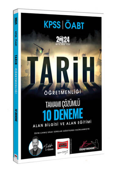 Yargı Yayınları 2024 ÖABT Tarih Öğretmenliği Tamamı Çözümlü 10 Deneme - 1