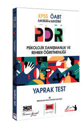 Yargı Yayınları 2024 ÖABT PDR Yaprak Test - Yargı Yayınları