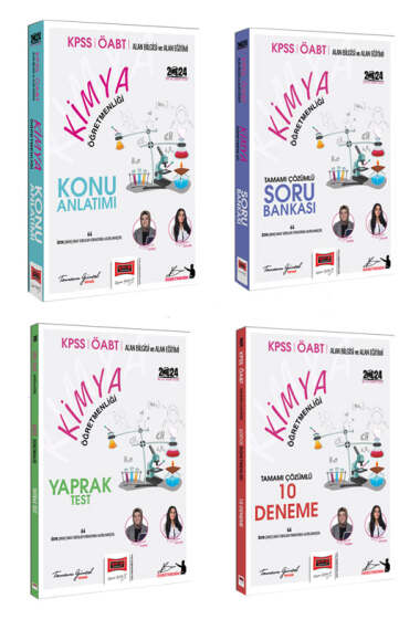 Yargı Yayınları 2024 ÖABT Kimya Full Set - 1