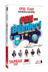 Yargı Yayınları 2024 ÖABT Fen Bilimleri Öğretmenliği Yaprak Test - Yargı Yayınları