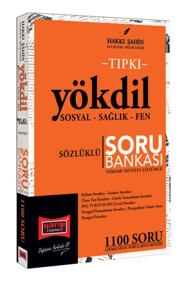 Yargı Yayınları 2024 Tıpkı YÖKDİL Sosyal - Sağlık - Fen Sözlüklü Tamamı Detaylı Çözümlü Soru Bankası - 1