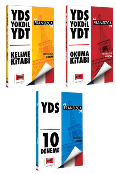 Yargı Yayınları 2024 YDS-YÖKDİL-YDT Fransızca Kelime - Okuma - Deneme Kitabı 3lü Set - 1