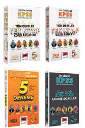Yargı Yayınları 2024 KPSS Lise Ön Lisans Süper 4lü Set - Yargı Yayınları