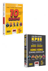 Yargı Yayınları 2024 KPSS Lise Ön Lisans 10 Deneme ve Çıkmış Sorular Seti - Yargı Yayınları