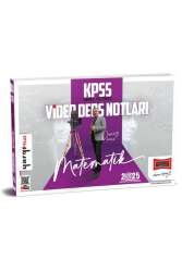 Yargı Yayınları 2025 KPSS Genel Yetenek Matematik Video Ders Notları - Yargı Yayınları