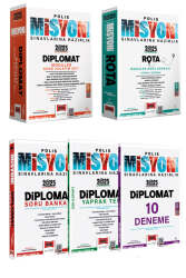 Yargı Yayınları 2025 Polis Misyon Koruma Sınavlarına Hazırlık Diplomat Serisi Full Hazırlık Seti - Yargı Yayınları