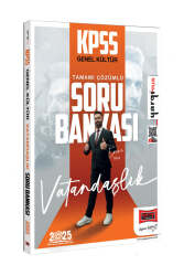 Yargı Yayınları 2025 KPSS Genel Kültür Tamamı Çözümlü Vatandaşlık Soru Bankası - Yargı Yayınları