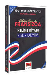 Yargı Yayınları YDS eYDS YÖKDİL YDT Gökhan Hoca İle Fransızca Kelime Kitabı (Fiil - Deyim) - Yargı Yayınları