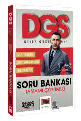 Yargı Yayınları 2025 DGS Tamamı Çözümlü Matematik-Geometri-Sayısal Mantık Soru Bankası (Deniz Atalay) - Yargı Yayınları