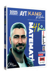 Yargı Yayınları 2025 AYT 41 Günde Matematik Video Destekli Kamp Kitabı - Yargı Yayınları