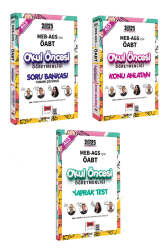 Yargı Yayınları 2025 MEB AGS İçin ÖABT Okul Öncesi Konu - Soru - Yaprak Test Seti (3 Kitap) - Yargı Yayınları