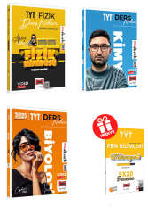 Yargı Yayınları 2025 TYT Fizik-Kimya-Biyoloji Video Destekli Ders Notları Seti (3 Kitap) - Yargı Yayınları