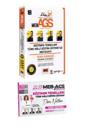 Yargı Yayınları 2025 MEB-AGS Eğitimin Temelleri Türk Milli Eğitim Sistemi Soru Bankası ve Video Ders Notları Seti (2 Kitap) - Yargı Yayınları