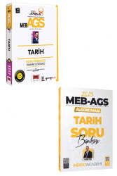 Yargı Yayınları 2025 MEB-AGS Tarih Soru Bankası Seti (2 Kitap) - Yargı Yayınları