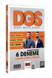 Yargı Yayınları 2025 DGS Sayısal-Sözel 2'si Bir Arada Fasikül Fasikül 6 Deneme Tamamı Video Çözümlü - Yargı Yayınları